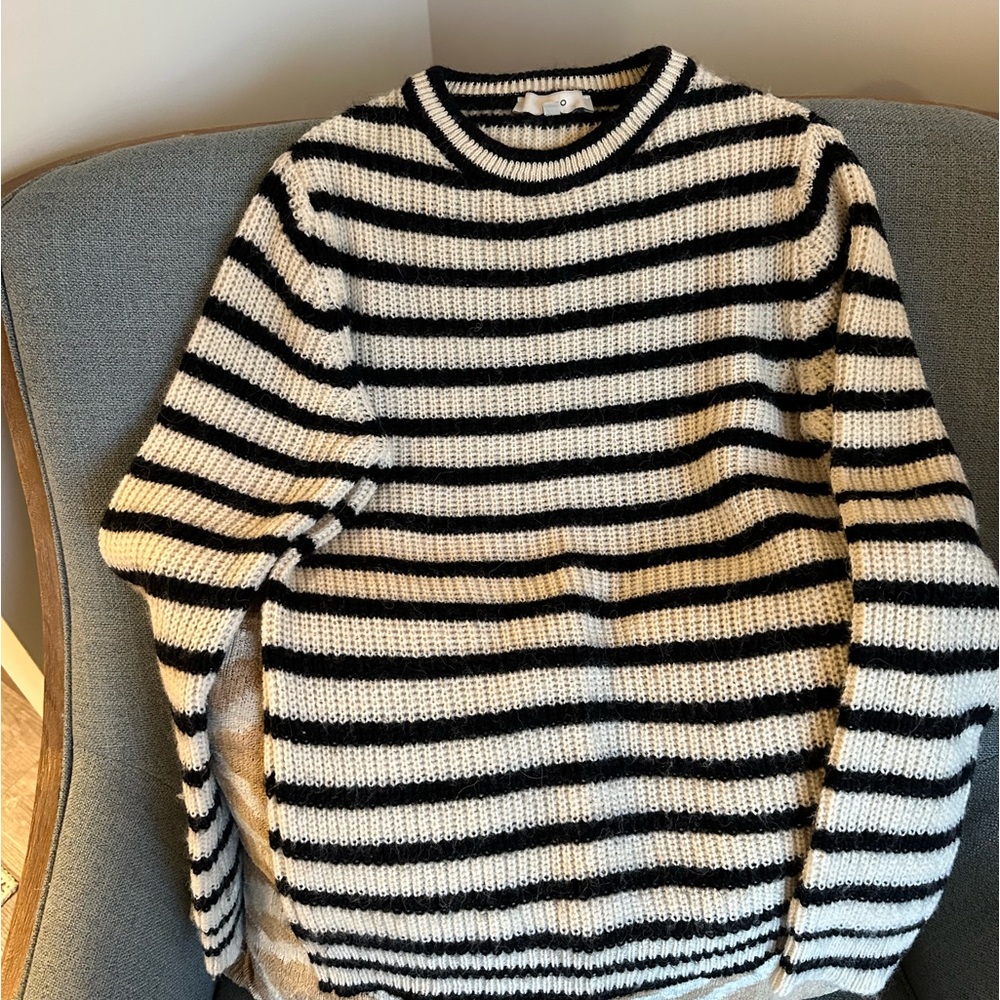 IRO is the brand, size is small, black and white stripe